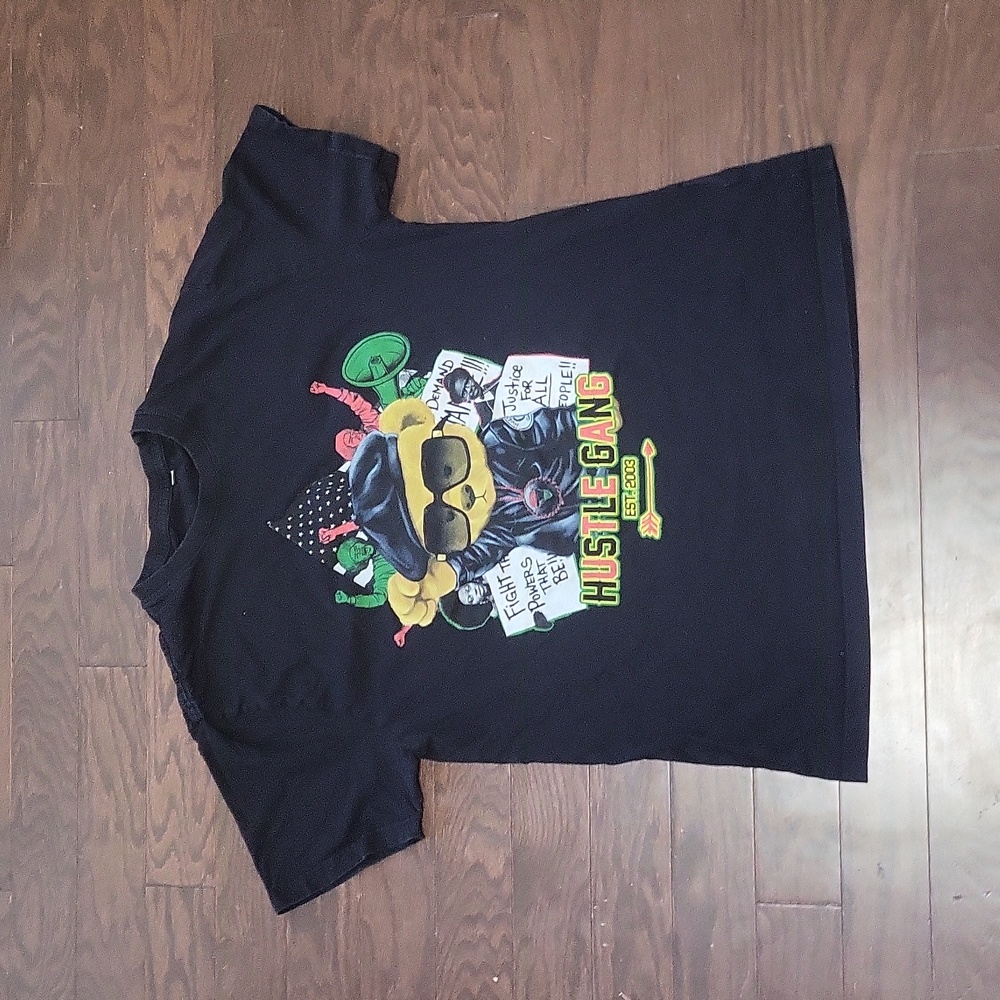2 for $25 Hustle Gang Black Tee